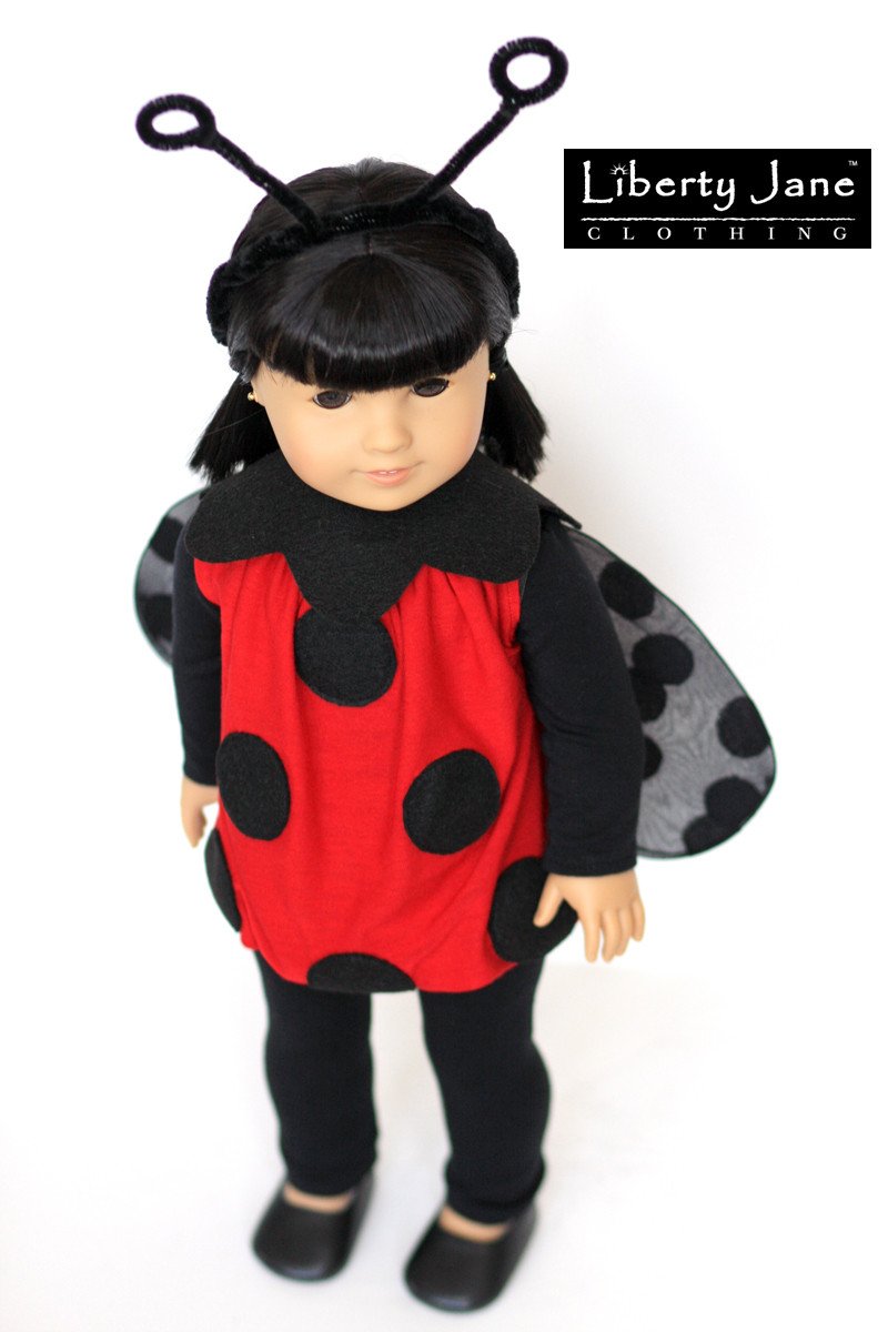 Liberty Jane 18 Inch Modern Halloween Costumes 15-18 inch Doll Clothes Pattern Pixie Faire