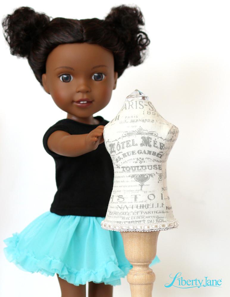 Liberty Jane WellieWishers Dress Form 14.5 Inch Doll Clothes Pattern Pixie Faire