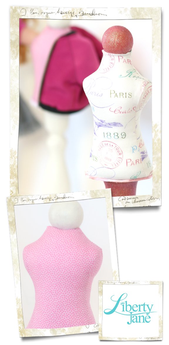 Liberty Jane 18 Inch Modern Dress Form Bundle Set 13"-18" Doll Accessory Pattern Pixie Faire