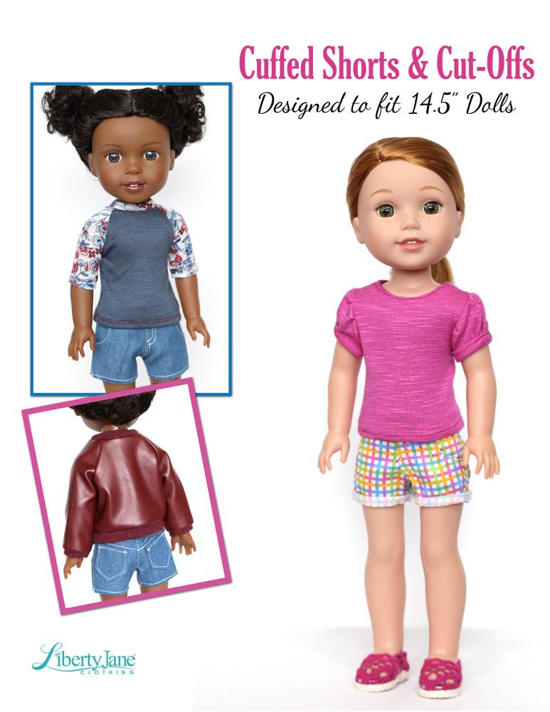 Liberty Jane WellieWishers Jeans Bundle 14.5 Inch Doll Clothes Pattern Pixie Faire