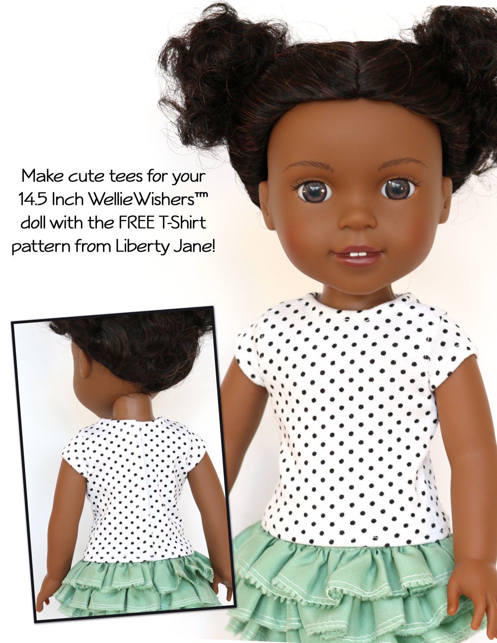 Liberty Jane FREE T-Shirt Doll Clothes Pattern For WellieWishers Dolls liberty-jane-free-t-shirt-doll-clothes-pattern-for-welliewishers-dolls