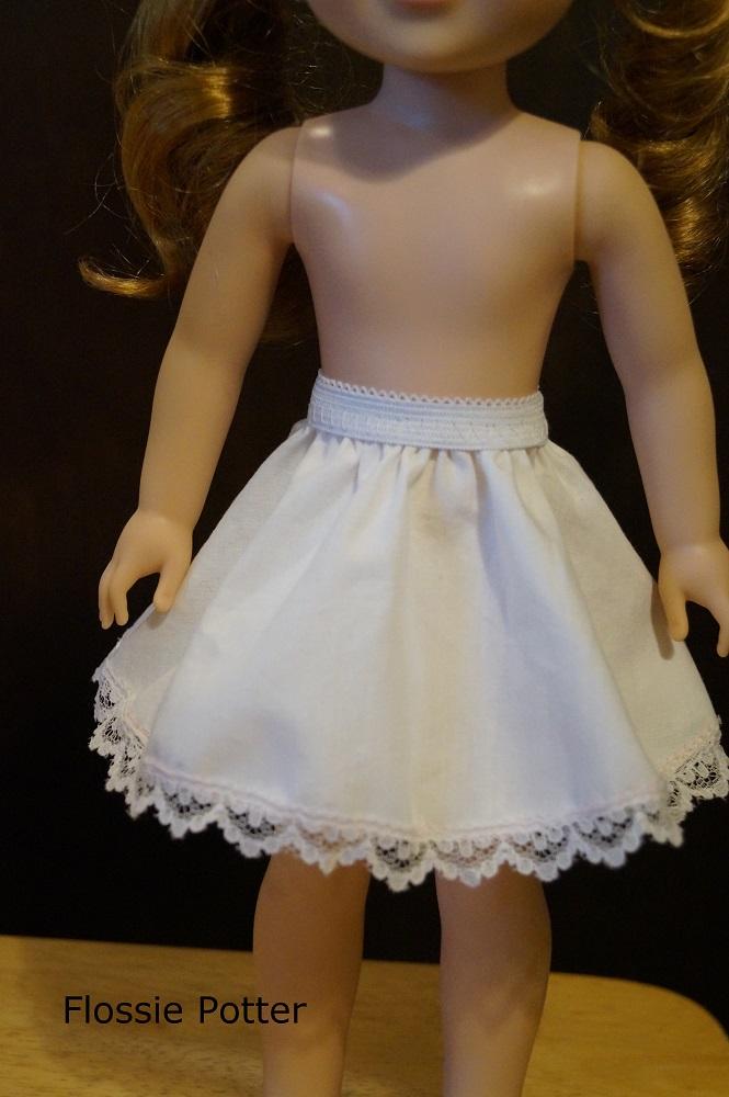 Flossie Potter WellieWishers Joni's Uptown Dress 14.5" Doll Clothes Pattern Pixie Faire