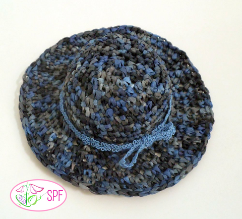 Sweet Pea Fashions WellieWishers Springtime Straw Hat Crochet Pattern for 14-14.5" Dolls Pixie Faire