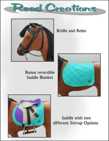 Read Creations 18 Inch Modern English Saddle 18" Doll Pet Pattern Pixie Faire