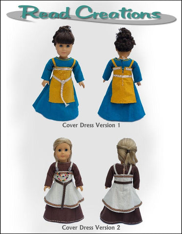Read Creations 18 Inch Historical Viking Dress 18" Doll Clothes Pattern Pixie Faire