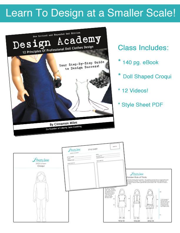 Liberty Jane Design Academy 12 Layers of Professional Doll Clothes Design – Pixie Faire