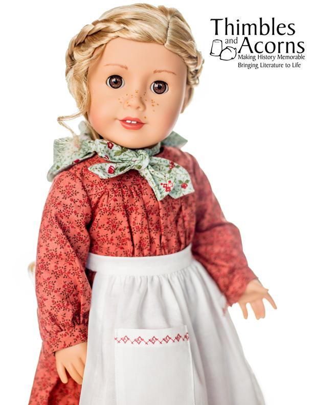 Thimbles and Acorns 18 Inch Historical Prairie Rose 18" Doll Clothes Pixie Faire
