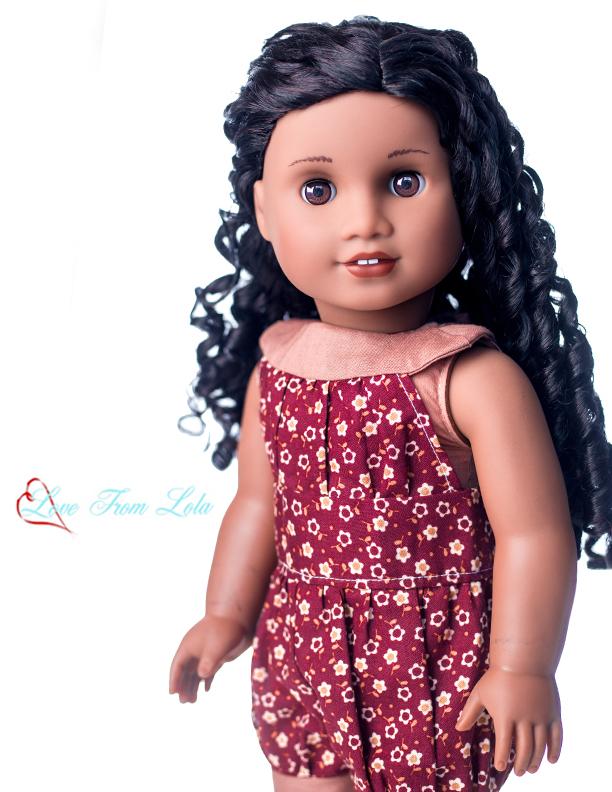 Love From Lola 18 Inch Modern The Lola Dress and Romper 18" Doll Clothes Pattern Pixie Faire