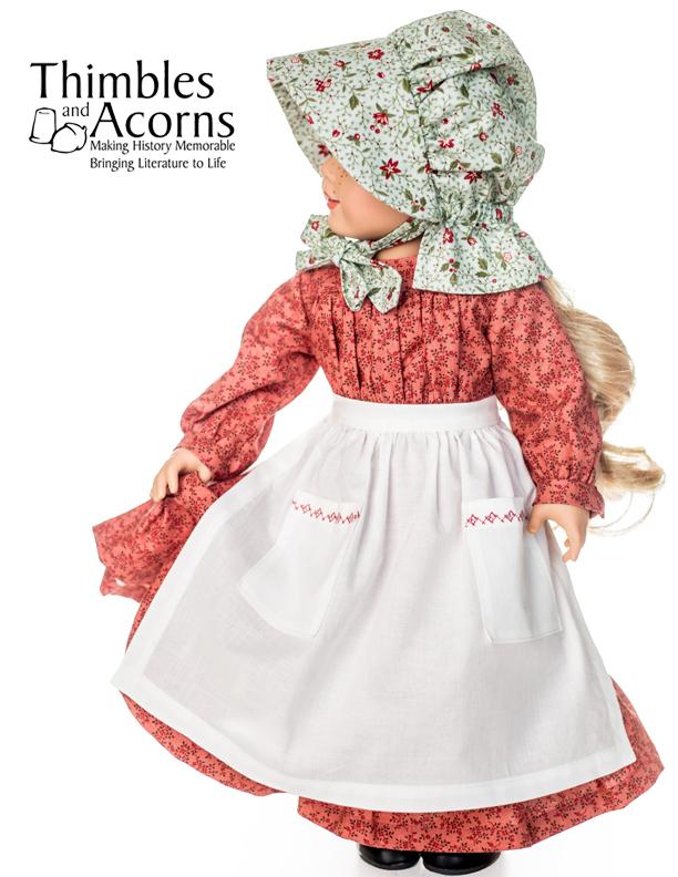 Thimbles and Acorns 18 Inch Historical Prairie Rose 18" Doll Clothes Pixie Faire