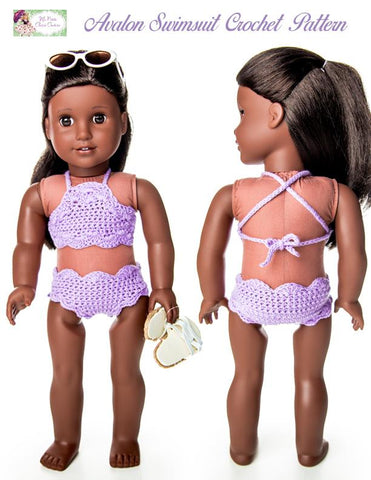 Mon Petite Cherie Couture Crochet Avalon Swimsuit Crochet Pattern Pixie Faire