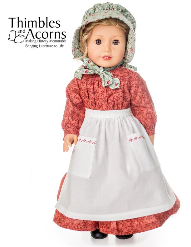 Thimbles and Acorns 18 Inch Historical Prairie Rose 18" Doll Clothes Pixie Faire