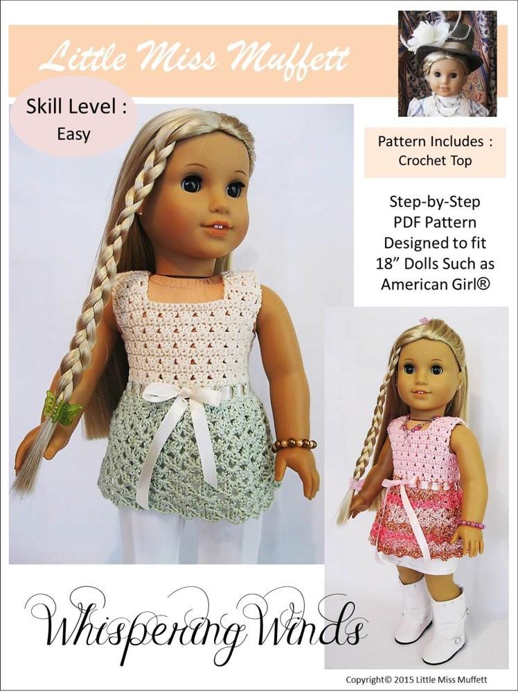 Little Miss Muffett Crochet Whispering Winds Crochet Pattern Pixie Faire