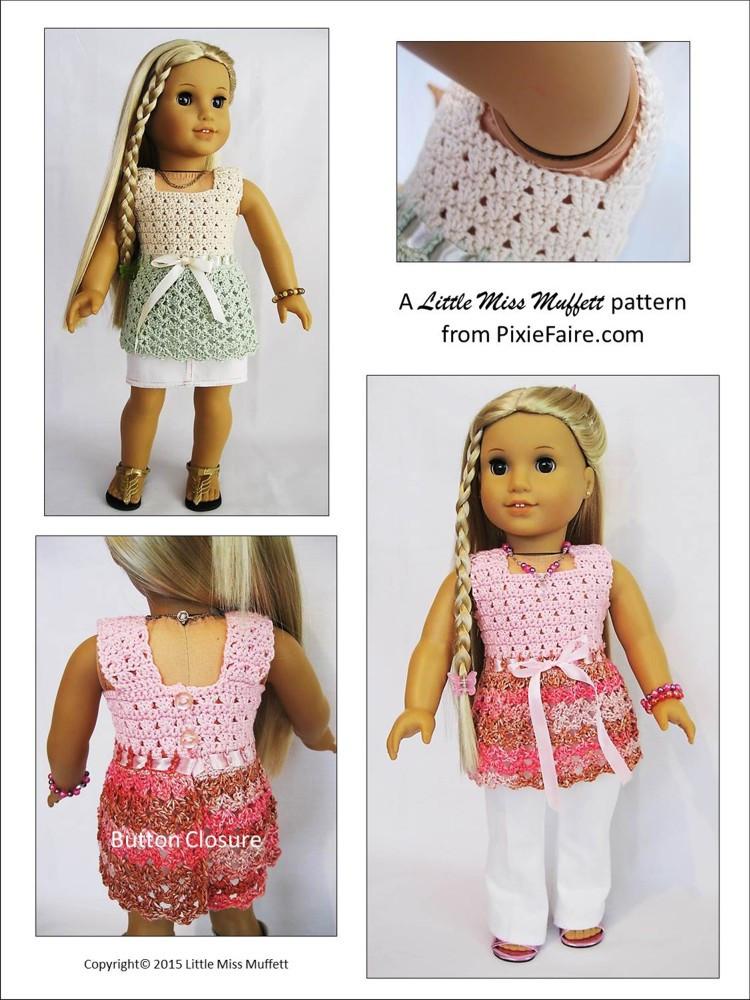 Little Miss Muffett Crochet Whispering Winds Crochet Pattern Pixie Faire