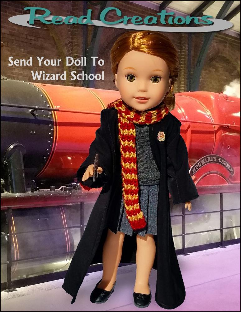Read Creations WellieWishers Galactic Warrior Robe 14-14.5" Doll Clothes Pattern Pixie Faire
