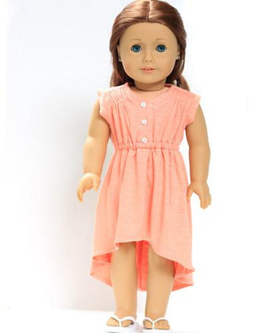 Liberty Jane 18 Inch Modern Woomera Dress 18" Doll Clothes Pattern Pixie Faire