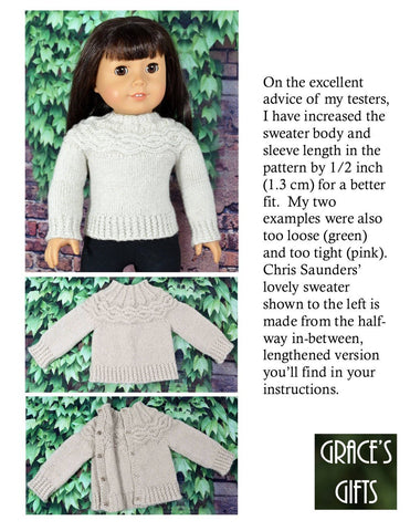 Grace's Gifts Knitting Yoking Around Knitting Pattern Pixie Faire