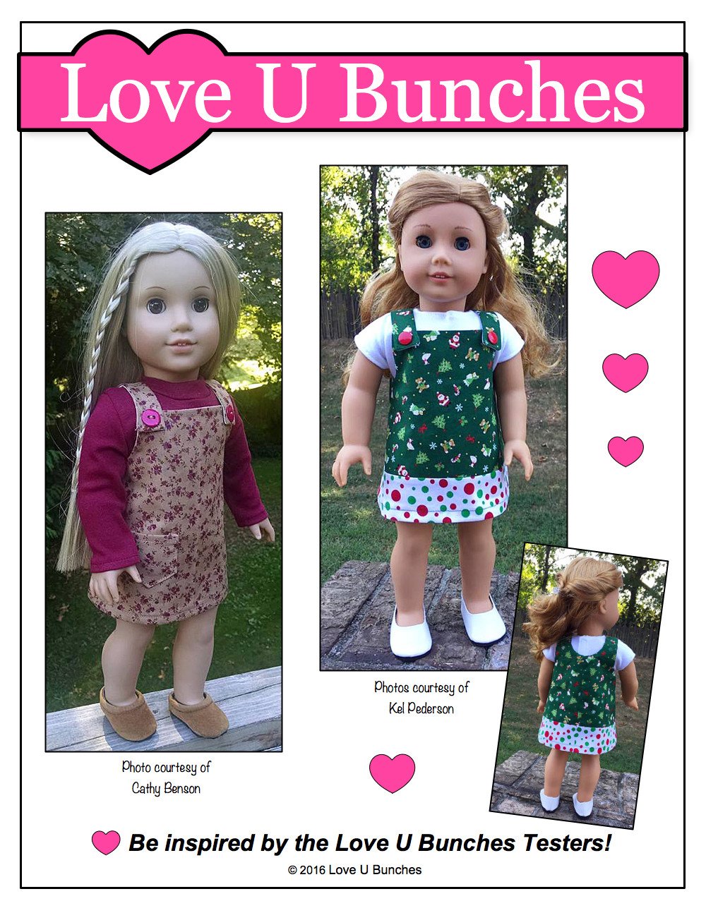 Love U Bunches 18 Inch Modern All Buttoned Up 18" Doll Clothes Pixie Faire