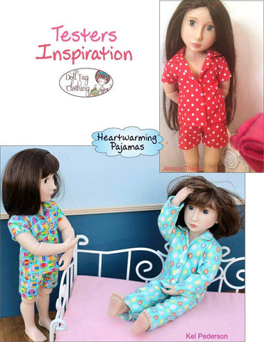 Doll Tag Clothing A Girl For All Time Heartwarming Pajamas Pattern for A Girl For All Time Dolls Pixie Faire