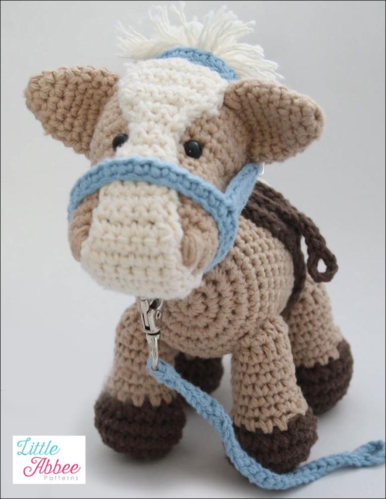 Little Abbee Amigurumi Alfalfa the Horse Amigurumi Crochet Pattern Pixie Faire