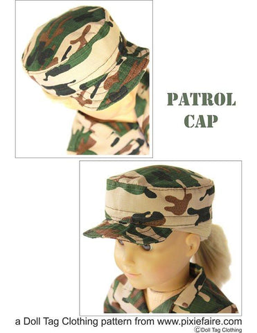 Doll Tag Clothing 18 Inch Modern Army Combat Uniform 18" Doll Clothes Pattern Pixie Faire