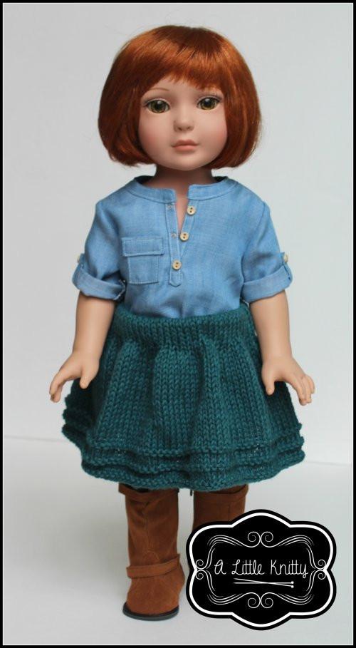 A Little Knitty Knitting Avery Skirt Knitting Pattern Pixie Faire