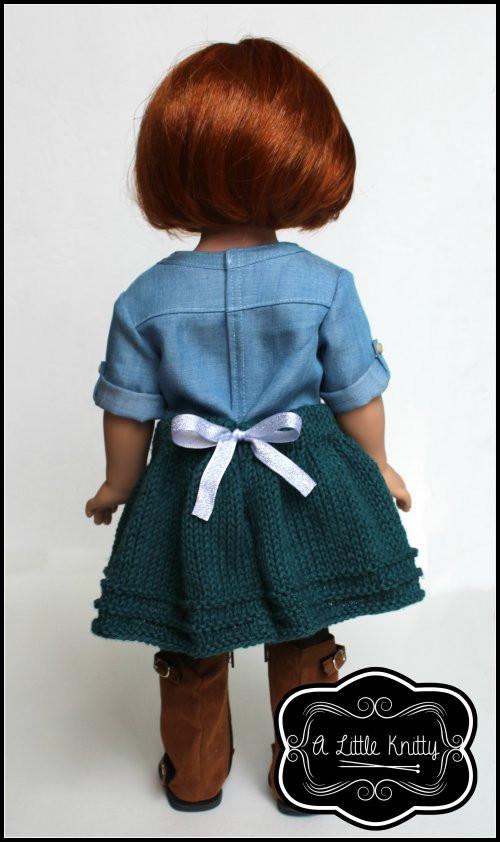 A Little Knitty Knitting Avery Skirt Knitting Pattern Pixie Faire