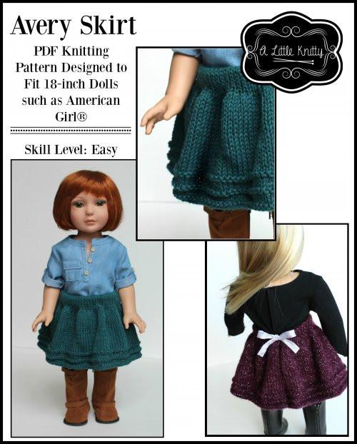 A Little Knitty Knitting Avery Skirt Knitting Pattern Pixie Faire