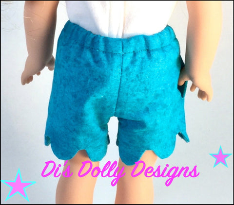 Di's Dolly Designs WellieWishers Seaside Crop Pants & Shorts 14-14.5" Doll Clothes Pattern Pixie Faire