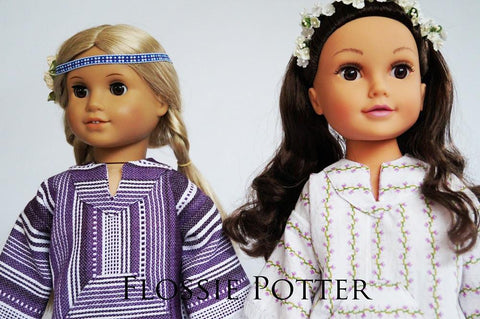 Flossie Potter 18 Inch Modern California Baja 18" Doll Clothes Pattern Pixie Faire