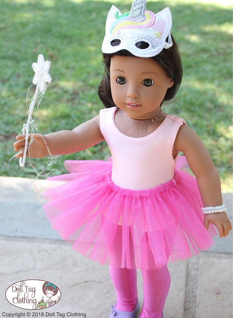 Doll Tag Clothing 18 Inch Modern Ballet Class 18" Doll Clothes Pattern Pixie Faire
