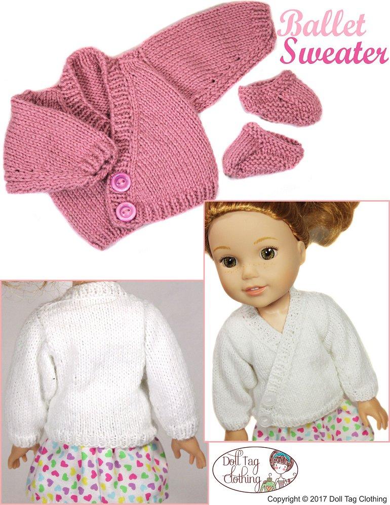 American Girl Doll Boyfriend Sweater - Free Pattern!