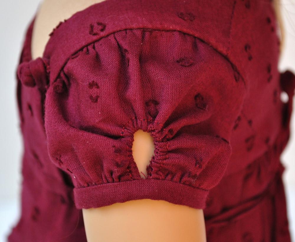 Thimbles and Acorns 18 Inch Historical Bib Front Regency Dress 18" Doll Clothes Pattern Pixie Faire