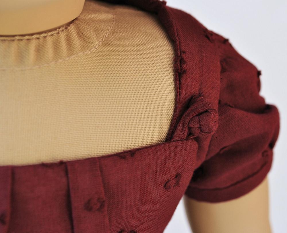 Thimbles and Acorns 18 Inch Historical Bib Front Regency Dress 18" Doll Clothes Pattern Pixie Faire