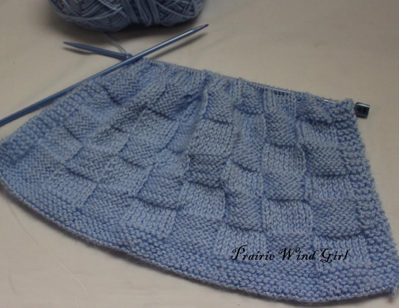Prairie Wind Girl Bitty Baby/Twin Baby Bailey Knit Sweater and Blankie Knitting Pattern Pixie Faire