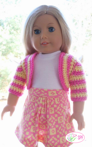 Sweet Pea Fashions Crochet Crocheted Bolero Crochet Pattern Pixie Faire