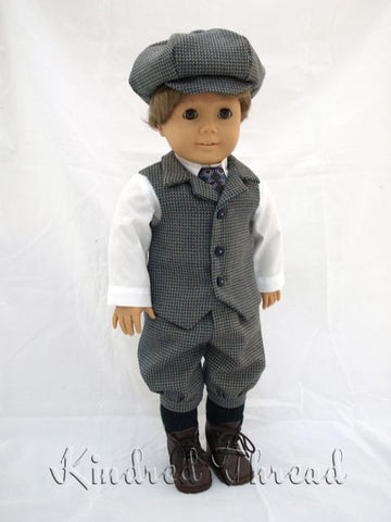 Kindred Thread 18 Inch Boy Doll Boy's Knicker Suit 18" Doll Clothes Pixie Faire