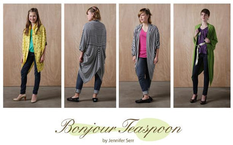 Bonjour Teaspoon Girls Ava Lounge Jacket Pattern For Girls Pixie Faire