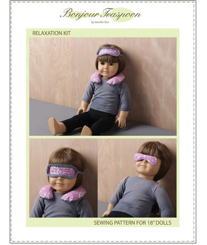 Bonjour Teaspoon 18 Inch Modern Relaxation Kit 18" Doll Accessory Pattern Pixie Faire