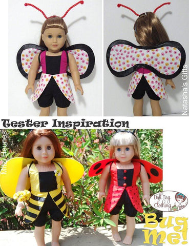 Doll Tag Clothing 18 Inch Modern Bug Me! 18" Doll Clothes Pixie Faire
