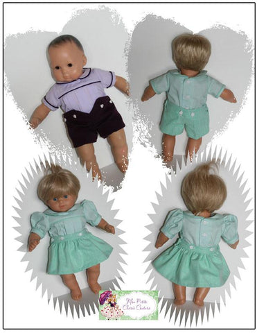 Mon Petite Cherie Couture Bitty Baby/Twin Button Up Beauties 15" Baby Doll Clothes Pixie Faire