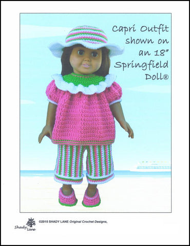Shady Lane Crochet Capri Outfit Crochet Pattern Pixie Faire
