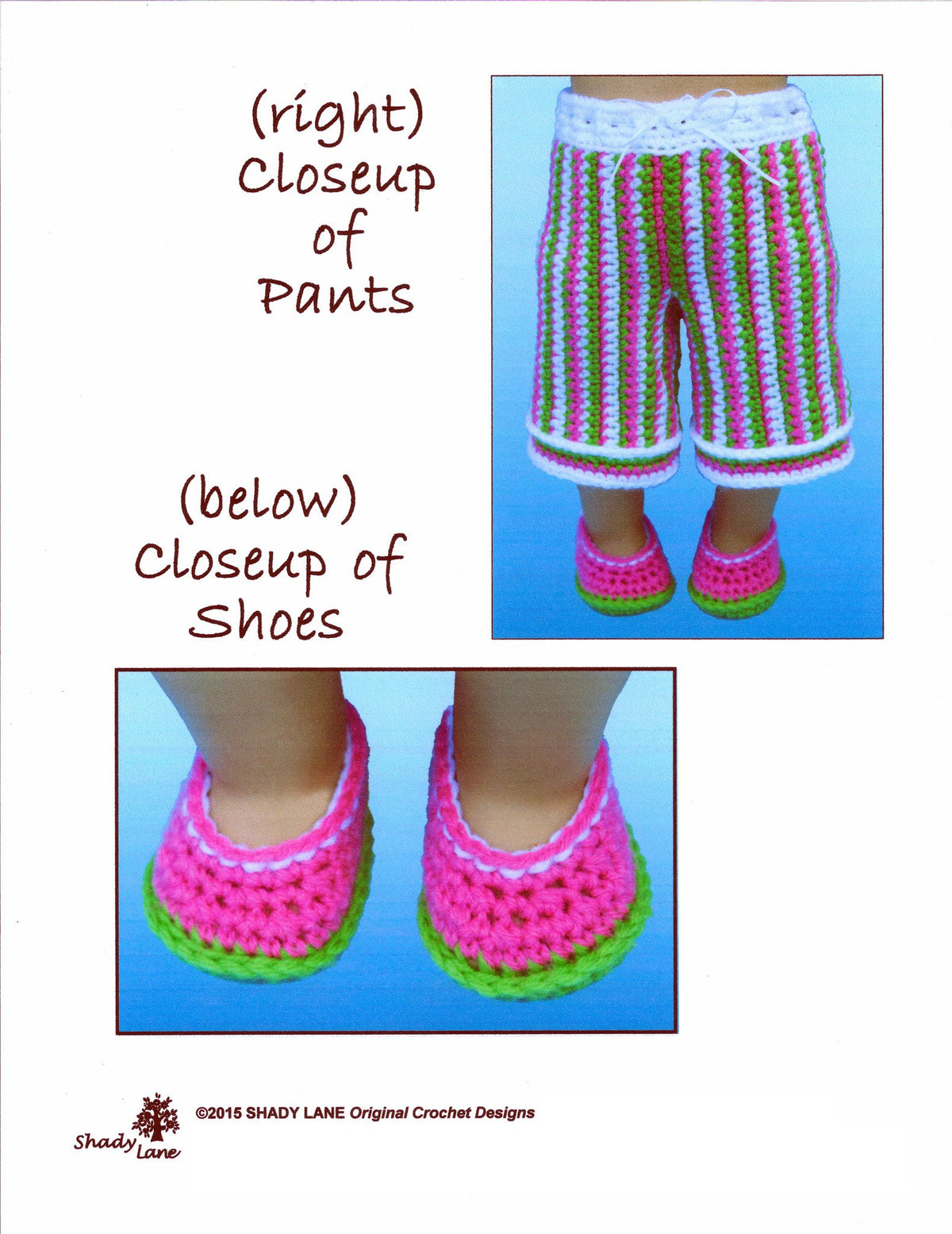 Shady Lane Crochet Capri Outfit Crochet Pattern Pixie Faire