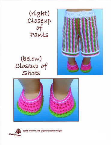Shady Lane Crochet Capri Outfit Crochet Pattern Pixie Faire