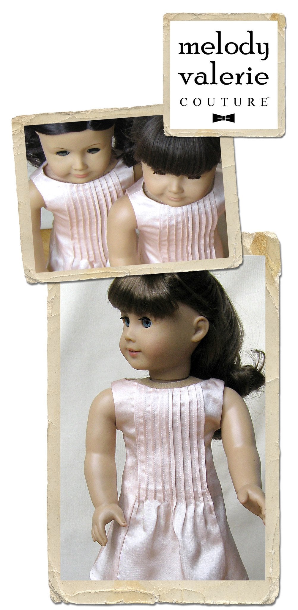 Melody Valerie Couture 18 Inch Modern The Cecily Dress 18" Doll Clothes Pixie Faire