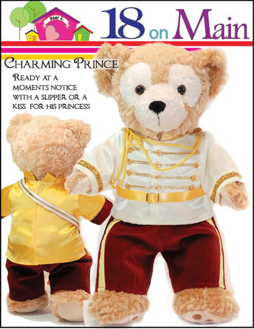 18 On Main Build-A-Bear Bear E. Charming Prince Pattern for Build-A-Bear Dolls Pixie Faire