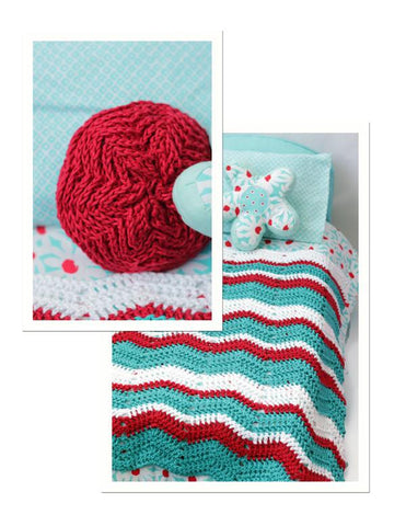 Stacy and Stella Quilt Chevron Throw Crochet Pattern Pixie Faire