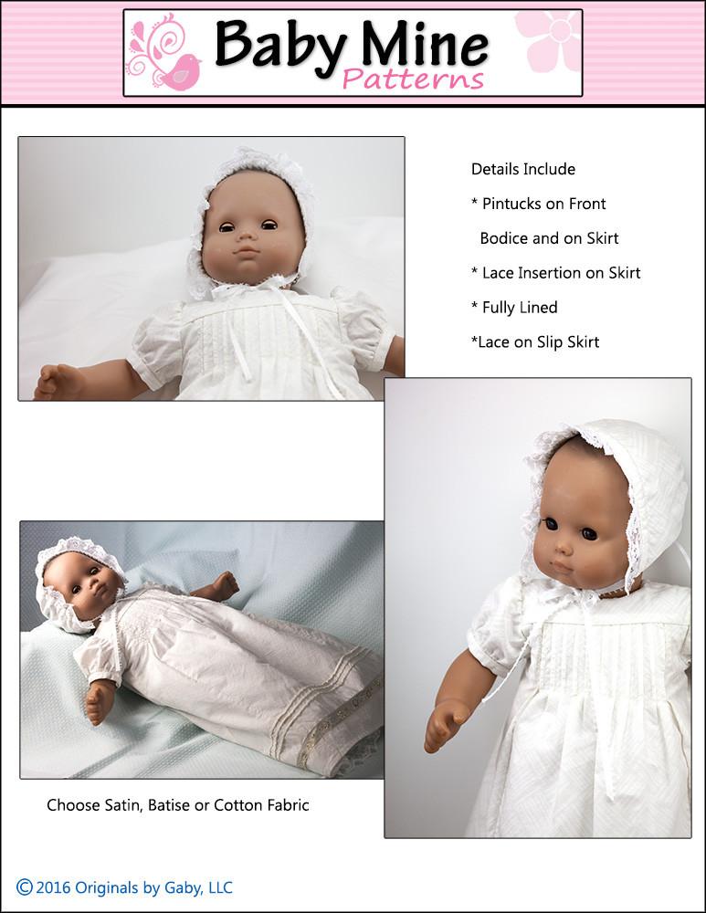 S8024 | Simplicity Sewing Pattern Babies' Christening Sets with Bonnets |  Simplicity