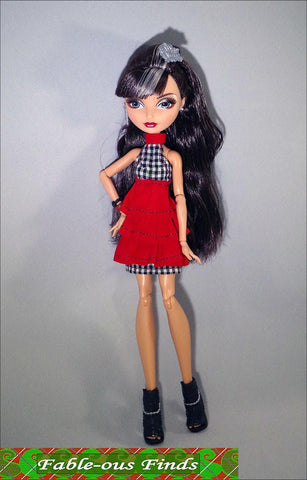 Fable-ous Finds Monster High Burst into Tiers Dress Pattern for Monster High Dolls Pixie Faire