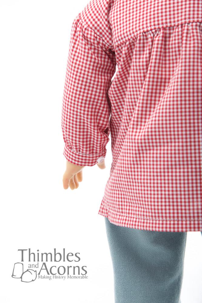 Thimbles and Acorns 18 Inch Historical Civil War Shirt 18" Doll Clothes Pattern Pixie Faire