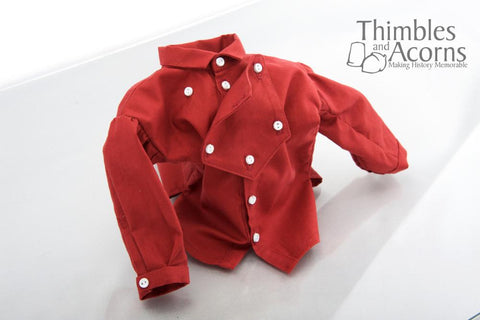 Thimbles and Acorns 18 Inch Historical Civil War Shirt 18" Doll Clothes Pattern Pixie Faire